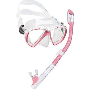 Pink Snorkel and Mask Set